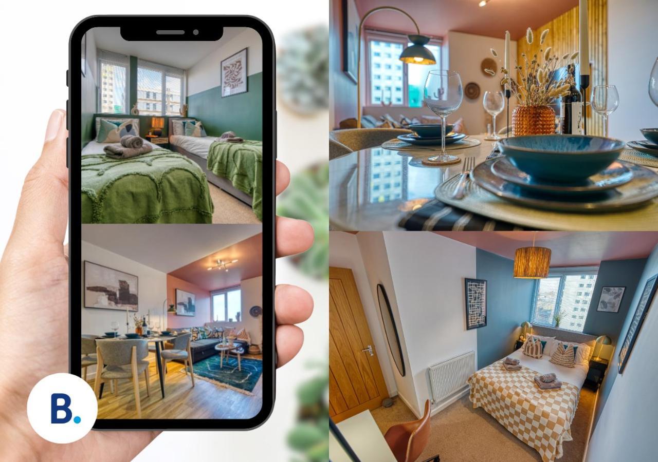 2-Bedroom Stunning, Stylish & Central City Apartment, Spacious, Sleeps 6, With On-Site Parking - Near Gunwharf Quays & Beach - By Blue Puffin Stays Портцмаус Экстерьер фото